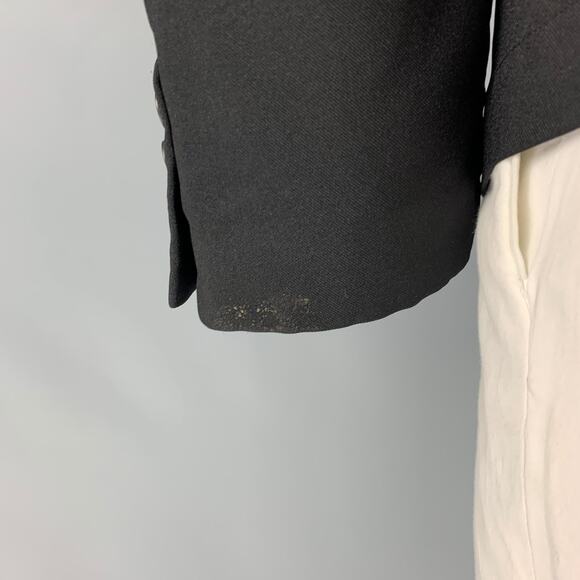 COMME des GARCONS Size XL Black Contrast Stitch Polyester Jacket - Picture 4 of 7